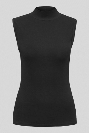 Black C&A Speidel Vest Organic Cotton Underwear | 615-CXVLSG