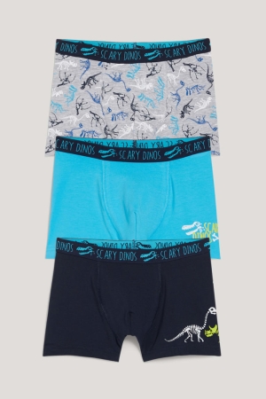 Dark Blue C&A Multipack Of 3 Boxer Underwear | 913-ZNQIEH