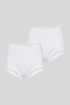 White C&A Multipack Of 2 Briefs Organic Cotton Underwear | 850-KHAGJT