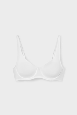 White C&A Underwire Bra Lycra® Underwear | 407-LDUKON